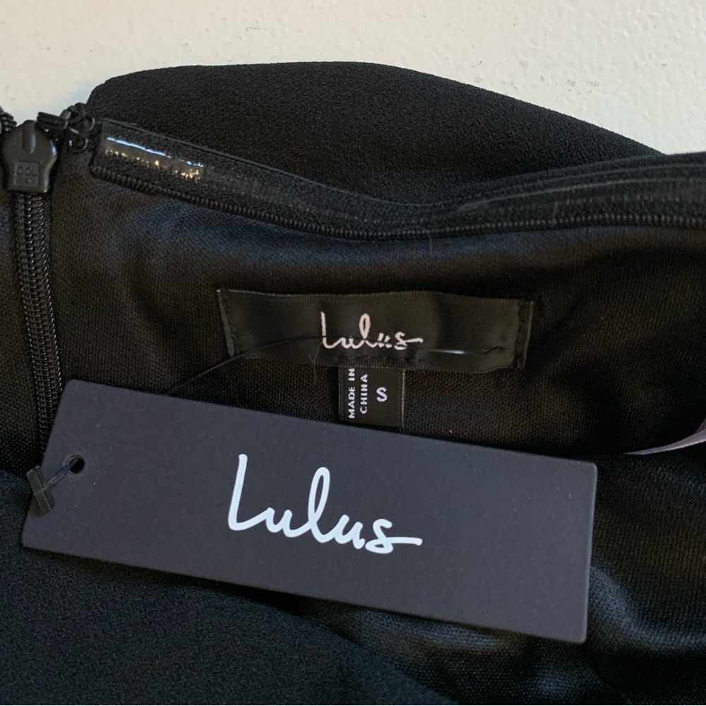 Lulus Small Classy Consideration Black Strapless … - image 12
